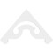 Ekena Millwork Pitch Northwest Architectural Grade PVC Gable Pediment, 36"W x 21"H x 1"P (14/12) GPP036X021X100NOR - alternate 3